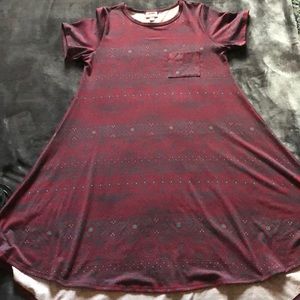 Size Medium Lularoe Carly